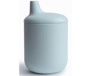 Mushie Taza Didáctica Silicona Solid Powder Blue 175 ml