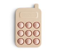 mushie Teléfono Press Toy para Niños y Adultos, Juguetes Sensoriales, Concentración y Atención, Seguro (Blush)