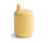 mushie Vaso con Boquilla | Taza para Sorber para Bebés a Partir de 6 Meses | Antiderrame y Antigoteo | en Silicona sin BPA, para Bebés a Partir de 6 Meses | Producto Durable (Pale Daffodil)
