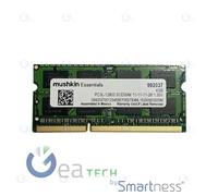MUSHKIN ESSENTIALS Memoria DDR3 4GB PC3L-12800 Sodimm 1600MHZ 1.35V