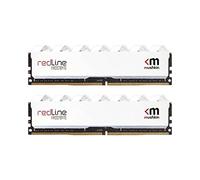Mushkin Redline White - DDR4 UDIMM - 16 GB (2 x 8 GB) 3600 MHz CL-16-288-pin1.4V RAM de Escritorio - No ECC - Doble Canal - Disipador térmico FROSTBYTE (MRD4U360GKKP8GX2)