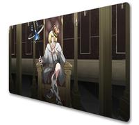 Mushoku Tensei - Alfombrilla de mouse para juegos de 3 mm de grosor, diseño de Rudeus Sylphiette Eris Roxy Migurdia Greyrat, alfombrilla de mouse para juegos, XXL, para escritorio de oficina, teclado