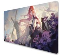 Mushoku Tensei - Alfombrilla de mouse para juegos de 3 mm de grosor, diseño de Rudeus Sylphiette Eris Roxy Migurdia Greyrat, alfombrilla de mouse para juegos, XXL, para escritorio de oficina (E, 800 x