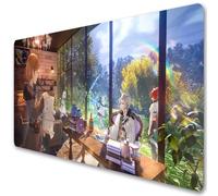 Mushoku Tensei Anime Rudeus Roxy Alfombrilla de ratón XXL Gaming Mouse Mat Japonés Sylphiette Eris Boreas Greyrat Large Computer Keyboard Pad (L, 900 x 400 mm)