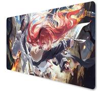 Mushoku Tensei Anime Rudeus Roxy Alfombrilla de ratón XXL Gaming Mouse Mat Japonés Sylphiette Eris Boreas Greyrat Alfombrilla grande para teclado de ordenador (i, 800 x 300 mm)