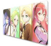Mushoku Tensei Anime Rudeus Roxy - Alfombrilla de ratón XXL para juegos, diseño japonés Sylphiette Eris Boreas Greyrat (c, 900 x 400 mm)