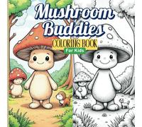 Mushroom Buddies: A Fun Avatar Coloring Adventure for Kids Ages 5-12