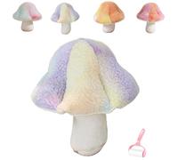 Mushroom Floor Pillow, Soft Comfortable Mushroom Plush Throw Pillow, Cute 3D Shaped Cushion for Couch Sofa Bed Chair