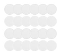 Mushroom Growing Supplies, Set of 24 Adhesive Filter Discs, 2.95 inches, Vegetable Growing Tools, Effective Moisture Preservation, Ideal for Gardener Indoor Outdoor Use, White