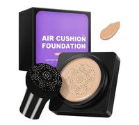 Mushroom Head Air Cushion CC Cream, BB Cream Base de Maquillaje, Base Líquida, Maquillaje de Larga Duración Hidratante Brillo Pigmento Corrector Permeable Impermeable Corrector Natural (Natural)