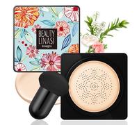 Mushroom Head Air Cushion CC Cream, BB Cream Base de Maquillaje, Líquida Fundación, Larga Duración Hidratante Corrector, Control de Aceite y Resistente al Agua CC Creme Incluso Tono De Piel (Marfil)