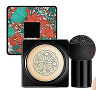 Mushroom Head Foundation, Air Cushion Cc Cream, Moisturizing Bb Cream Makeup Long Lasting Matte Concealer For Hides Face Pores & Facial Spots (Lvory White-B#)