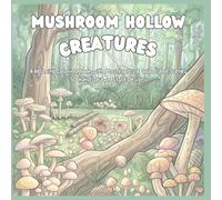 Mushroom Hollow Creatures: A Cozy Coloring Book with Mushrooms, Woodland Scenes & Nature-Inspired Designs: A Relaxing Adult Coloring Book Featuring ... Cozy Cottagecore Designs for Stress Relief