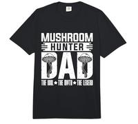 Mushroom Hunter Dad The Idol Recolector de Hongos Cazador de Setas Comfort Colors Adult Heavyweight T-Shirt