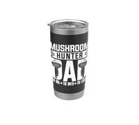 Mushroom Hunter Dad The Idol Recolector de hongos Cazador de setas Vaso térmico de acero inoxidable de doble pared
