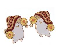 Mushroom Lavalier Kawaii Necklace Trendy Jewelry Hoops Brooch for Dress Women Elastic Pearl Wrist Corsage Bands Gold Earrigns Holder Broochs Cute Punaises Babillard Alloy