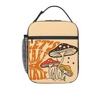 Mushroom Let's Take a Trip - Lonchera aislada para viajes de oficina, bolsa de comida para mujeres y hombres