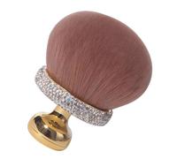 Mushroom Makeup Brush, Loose Powder Blush Brush, Compact Concealer Applicator, 3,78 pulgadas Smooth Application Travel Accessories for Women, Girls, Mom and Daughter