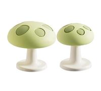 Mushroom Press Tool - Cute Flushing Aid, Bathroom Tank Button Extender, Foot Activated Release, Non Slip Base, Compact 2 Piece Set, Sanitary Accessories for Restroom Embellishment