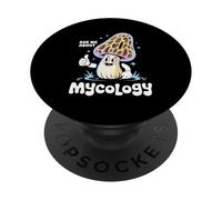 Mushroom Scientist Ask Me About Mycology PopSockets PopGrip Adhesivo
