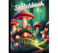 Mushroom Sketchbook: Blank Drawing Book for Kids | 8.5 x 11 for Creative Fun: Unleash Creativity with a Whimsical Touch