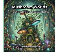 Mushroom Worlds: From Forest Floors to Fantasy Realms: Simple Mushroom Coloring Book for Adults