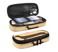 Mushroom068 Estuche pequeño de peces y tiburones para estudiantes universitarios, adolescentes, suministros escolares, bolsa organizadora de lápices, estuche para lápices, estuche para lápices para la