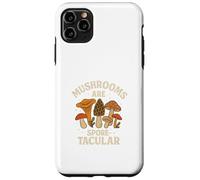 Mushrooms Are Spore-Tacular Funny Fungi Foraging Retro Carcasa para iPhone 11 Pro MAX