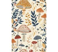 Mushrooms in the Wild: 6"x9" Hardcover Lined Journal - 100 Pages for Creative Ideas, Goals, and Planning