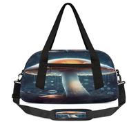 Mushroon Rain - Bolsa de lona para niños, niñas, adolescentes, deportes, gimnasio, viajes, gimnasia, baile, ballet, multicolor