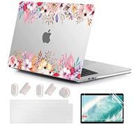 MUSHUI 4 en 1 Funda Compatible para MacBook Air 13.6 Pulgadas M2 A2681 M3 A3113 M4 A3240 2025 2024 2022 con Touch ID, Plástico Carcasa Rígida & Cubierta del Teclado & Protector de Pantalla, X81-5