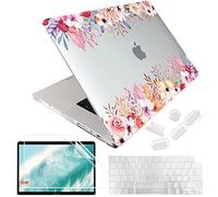 MUSHUI Funda para MacBook Pro 16 2020 2019 (Modelo: A2141), Plástico Carcasa Rígida & Cubierta de Teclado & Protector de Pantalla, 5