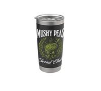 Mushy Peas British Food Lover Comida reconfortante Vaso térmico de acero inoxidable de doble pared