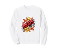 Music Beats Rhythm Lover Sound Diseño de Estilo de Vida Sudadera