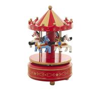 Music Box Carousel - Resin 4 Pulgadas | Unicornio Musical de Nieve Globe | Cajas Musicales envueltas en Regalos | Diseño detallado Pintado a Mano | Base giratoria | Decoración Coleccionable