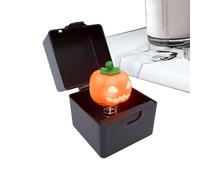 Music Box, Halloween Musical Case, Hand-Cranked Melody Decor, Spooky Holiday Display Accent, Ideal para adultos, niños, coleccionistas, hogar, Workplace, exposiciones, Nighttime, 2.76x2.83x2.83