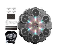 Music Boxing Machine, 9-Speed High Intensity Performance Wall-Mounted Punching-Machine, Adults Boys-Men Home Gym Workout Fitness Training-Use For Indoor Doorway Apartment Home Use Full Body Training