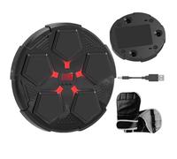 Music Boxing Machine for Kids, Wall Mounted LED Punching Trainer, Home Workout Equipment with 6-Speed Tool for 12,6 x 1,97 x 12,4 pulgadas Women, Girls, Boys, Youth, and Teens Fitness