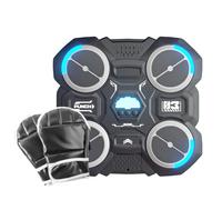 Music Boxing Machine, Intelligent Light-Up Trainer, Adjustable Speed and Volume Punching Pad with Shock-Absorbing Design, Home Boxing Game for Kids, Bedroom, Living Room Exercise Use