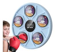 Music Boxing Machine Music Boxing Trainer - Panzer Musikmaschine Wand mit intelligentem Touchscreen Batteriebetriebene Innen Trainingstrainer-Ausrüstung, schockierende Absorption für das Fitnessstu