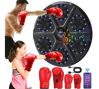 Music Boxing Machine,Musik-Boxmaschine MusikBoxmaschine Bluetooth-MusikBoxmaschine 12 Geschwindigkeiten, 12 Hubmuster 30 Toneinstellungen Wandmontiertes Box Maschine mit Boxhandschuhe für Erwachsene