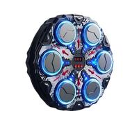 Music Boxing Machine - Smart Fitness Trainer, Interactive Musical Boxing Wall Target, Reaction Training Equipment | Electronic Punching Workout Tool for Kids, Adults, Home Gym, Office, Bedroom