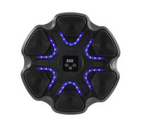 Music Boxing Machine Smart Music Boxing Machine con 2 pares de guantes de boxeo para adultos y niños, máquina de boxeo con música equipo de entrenamiento con 9 velocidades y 9 niveles de brillo