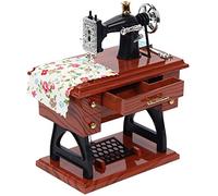 MUSIC Caja Musical de máquina de Coser Vintage, Caja Retro para el hogar, la Oficina, la decoración de la Sala de Estudio.