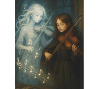 Music Composition Notebook - Ghost of the Violinist: 100 pages of 12-stave manuscript paper for songwriting and music notation