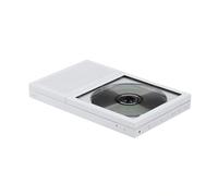 Music Decorative Photo Frame, 5.1 Bluetooth CD Player, Instant Disk Audio, LED Display, 3.5mm Stereo Headphone Output, for Corridor/Office/Wall Decor(White)