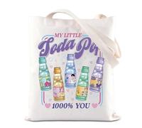 Music Demon Movie Merchandise Tote Bag Music Hunter Lovers Gift Boy Band Fans Gift My Little Soda Pop 1000% You Bolsa de hombro, Soda Pop Tote, 35*40cm