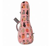 Music First Canvas 26“~27" Tenor Miss Cat Ukulele Case Ukulele Bag Ukulele Cover, Original Design