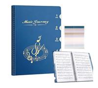 Music Folder - A4 Music Sheet Storage Binder, Choral Holder Folder for Presentation, Business, School, Work, Band, Coral, Travel, Meeting Room, Performance Use, 10.04x12.6 pulgadas
