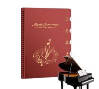 Music Folder - A4 Music Sheet Storage Binder, Choral Holder Folder for Presentation, Business, School, Work, Band, Coral, Travel, Meeting Room, Performance Use, 10.04x12.6 pulgadas